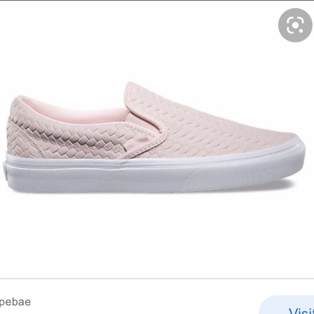 Vans Embossed Leather Slip Ons